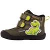 Sneaker KAPPA, Kinder, Gr. 24, grün (army, lime), Synthetik, mehrfarbig, sportlich, Schuhe, - wasserdicht, windabweisend & atmungsaktiv