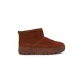 Winterstiefel TOMMY HILFIGER "COOL SUEDE SNOWBOOT" Gr. 41, braun (cognac) Damen Schuhe Snowboots Schlupfboots Plateaustiefeletten