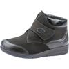 Klettschuh WALDLÄUFER "Mimi", Damen, Gr. 5,5 (38,5), schwarz, Nappaleder, Nubukleder, Lackleder, sportlich, Schuhe, in M-Weite