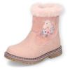 Winterboots DOCKERS BY GERLI, Kinder, Gr. 25, rosa, Nubuklederimitat, Textil, casual, Schuhe, Stiefel, Glitzerschuh mit Warmfutter