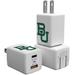 Keyscaper White Baylor Bears USB A/C Charger