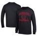 Men's Champion Black San Diego State Aztecs Stacked Logo Volleyball Jersey Long Sleeve T-Shirt