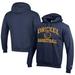 Men's Champion Navy Drexel Dragons Icon Logo Basketball Eco Powerblend Pullover Hoodie