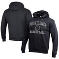 Men's Champion Black Providence Friars Icon Logo Basketball Eco Powerblend Pullover Hoodie