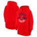 Women's G-III 4Her by Carl Banks Red Cleveland Guardians City Graphic Pullover Hoodie