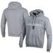 Men's Champion Gray Howard Bison Stacked Logo Basketball Eco Powerblend Pullover Hoodie