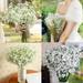 NEGJ Artificial Gypsophila Flower Silk Wedding Party Bouquet Home Decor Love Is in The Air Decorations Fall Cemetery Saddle Flowers Centerpiece Flowers for Wedding Artificial Bush Outdoor Artificial