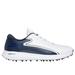 Skechers Men's GO GOLF Max 3 Shoes | Size 9.0 Extra Wide | White/Navy | Synthetic/Textile | Arch Fit
