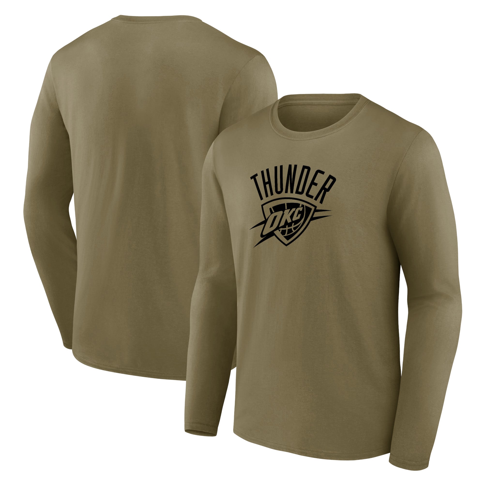 T-shirt à manches longues avec logo mono de marque Oklahoma City Thunder Fanatics - Hommes - Homme Taille: S
