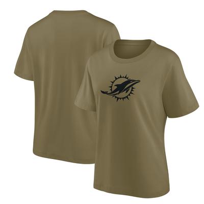 Miami Dolphins Maxi-T-Shirt mit Mono-Logo-Grafik – Damen Image