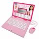Lexibook JC598BBi2 Barbie, Educational and Bilingual Laptop in English/Spanish, Toy for Children with 124 Activities to Learn, Play Games and Music, Pink