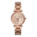 Women's Fossil Rose Gold Los Angeles Angels Carlie Stainless Steel Watch