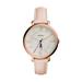 Women's Fossil Gold Los Angeles Angels Jacqueline Blush Leather Watch