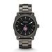 Men's Fossil Gray Chicago Cubs Machine Smoke Stainless Steel Watch