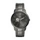 Men's Fossil Gray New York Yankees Minimalist Smoke Stainless Steel Watch