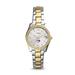 Women's Fossil Silver Toronto Blue Jays Scarlette Two-Tone Stainless Steel Watch