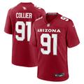 Men's Nike L.J. Collier Cardinal Arizona Cardinals Game Player Jersey