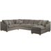 Gray Sectional - Braxton Culler Oliver 138" Wide Revolution Performance Fabrics® Corner Sectional Polyester/Revolution Performance Fabrics®/Cotton/Other Performance Fabrics | Wayfair