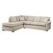 Gray/Blue/White Sectional - Braxton Culler Bedford 117" Wide Right Hand Facing Sofa & Chaise Polyester/Cotton/Other Performance Fabrics | Wayfair