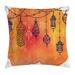 East Urban Home Lanterns Garland Indoor/Outdoor Pillow Cover Polyester | 26" x 26" | Wayfair 437EDEF8FD094DD7824EC7ED9B3D96A2