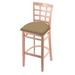 Holland Bar Stool 30" Bar Stool Wood/Upholstered in Gray/Brown | Counter Stool (25" Seat Height) | Wayfair 313025Nat013