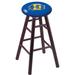 Holland Bar Stool NHL 30" Bar Stool Wood/Plastic/Acrylic in Brown | Counter Stool (24" Seat Height) | Wayfair RC24MSDCNshPre