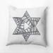 The Holiday Aisle® Decorative Holiday Square Pillow Cover & Insert Polyester/Polyfill blend in Gray | 26" x 26" | Wayfair