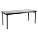 National Public Seating MSFT Series 36-In. Rectangular Portable Banquet Table Wood in Gray | 29"H x 48"W x 30"D | Wayfair MSFT-3048PWEBGY