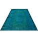 Blue 69" x 116" L Area Rug - Rug N Carpet Atina Rectangle 5'9" X 9'8" Area Rug 116.0 x 69.0 x 0.4 in Wool | 69" W X 116" L | Wayfair