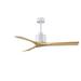 Corrigan Studio® Boigie 52" Ceiling Fan In Textured Bronze & Matte White Blades in White/Brown | 10 H x 52 W x 52 D in | Wayfair