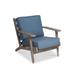 Gracie Oaks Aryanna Teak Patio Chair w/ Cushion Wood in Gray/Brown | 31 H x 30 W x 35 D in | Wayfair 5686A92DA6554C5480502DDE9978B833