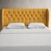 Birch Lane™ Tomey Upholstered Wingback Headboard Upholstered | California King | Wayfair 89B9FD2FFDE34C7896E2BC2AC28B7B00