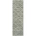 Green 2'6" x 8' Area Rug - Sand & Stable™ Clyde Geometric Handwoven Flatweave Jute/Sisal Sage/Camel Area Rug Jute & Sisal | Wayfair