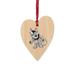 The Holiday Aisle® Snibble Wooden Christmas Holiday Shaped Ornament Wood in Brown/Gray | 3 H x 3 W x 1 D in | Wayfair