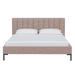 AllModern Tomas Upholstered Low Profile Platform Bed Upholstered, Metal in Brown | Queen | Wayfair 1F35276895F84FA48C43D7A2272A525E