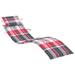 Eider & Ivory™ VidaXL Patio Cushion Outdoor Garden Sun Lounger Chair Cushion Oxford Fabric Polyester in Gray | Wayfair