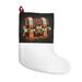 The Holiday Aisle® Bone Chest Christmas Stocking Polyester in Black/Blue/Brown | 18 H x 12 W in | Wayfair 6A30C3B045AA4698A389E89556CD4A17