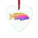 The Holiday Aisle® Fish 2 Holiday Shaped Ornament Glass in Indigo/Yellow | 7 H x 7.9 W x 0.1 D in | Wayfair 9B898F52321D4A45B082AFEA87384138