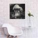 Gracie Oaks Mushroom No. 3 by Gary Horsfall - Unframed Photograph on Metal in Black/Gray/White | 24 H x 24 W x 0.13 D in | Wayfair