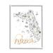 Breakwater Bay Florida State Drawing Destinations Map Diagram Florida State Drawing Destinations Map Diagram - Picture Frame Graphic Art on MDF | Wayfair