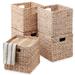 Bayou Breeze Set Of 5 Storage Baskets w/ Inserts Seagrass in White | 12 H x 12 W x 12 D in | Wayfair B143667C1EC54F8B957802D872860A04