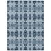 Blue 168 x 120 x 0.19 in Area Rug - Bungalow Rose Loreen Indoor/Outdoor Area Rug w/ Non-Slip Backing Polyester | 168 H x 120 W x 0.19 D in | Wayfair