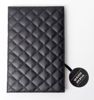 Journal: Black Quilted
