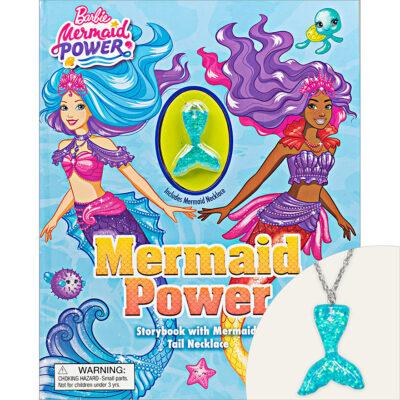 Barbie: Mermaid Power: Book with Mermaid Tail Necklace