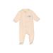 Baby Beginnings Long Sleeve Outfit: Pink Print Bottoms - Size 0-3 Month