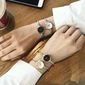 Montre-Bracelet à Quartz analogique en fil d'alliage pour femmes décontractée tendance tendance