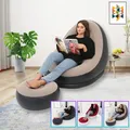 Canapé pouf gonflable pliant portable canapé paresseux chaise longue pouf canapé bouffant