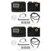 2X Acoustic Guitar Pickup Tuner 5-Band Eq Equalizer Acoustic Guitar Preamp Piezo Pre-Amp Amplifier System