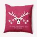 Cool Christmas Deer Indoor/Outdoor Throw Pillow