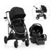 Pivot Suite Modular Travel System with LiteMax Infant Car Seat, Dunloe Black